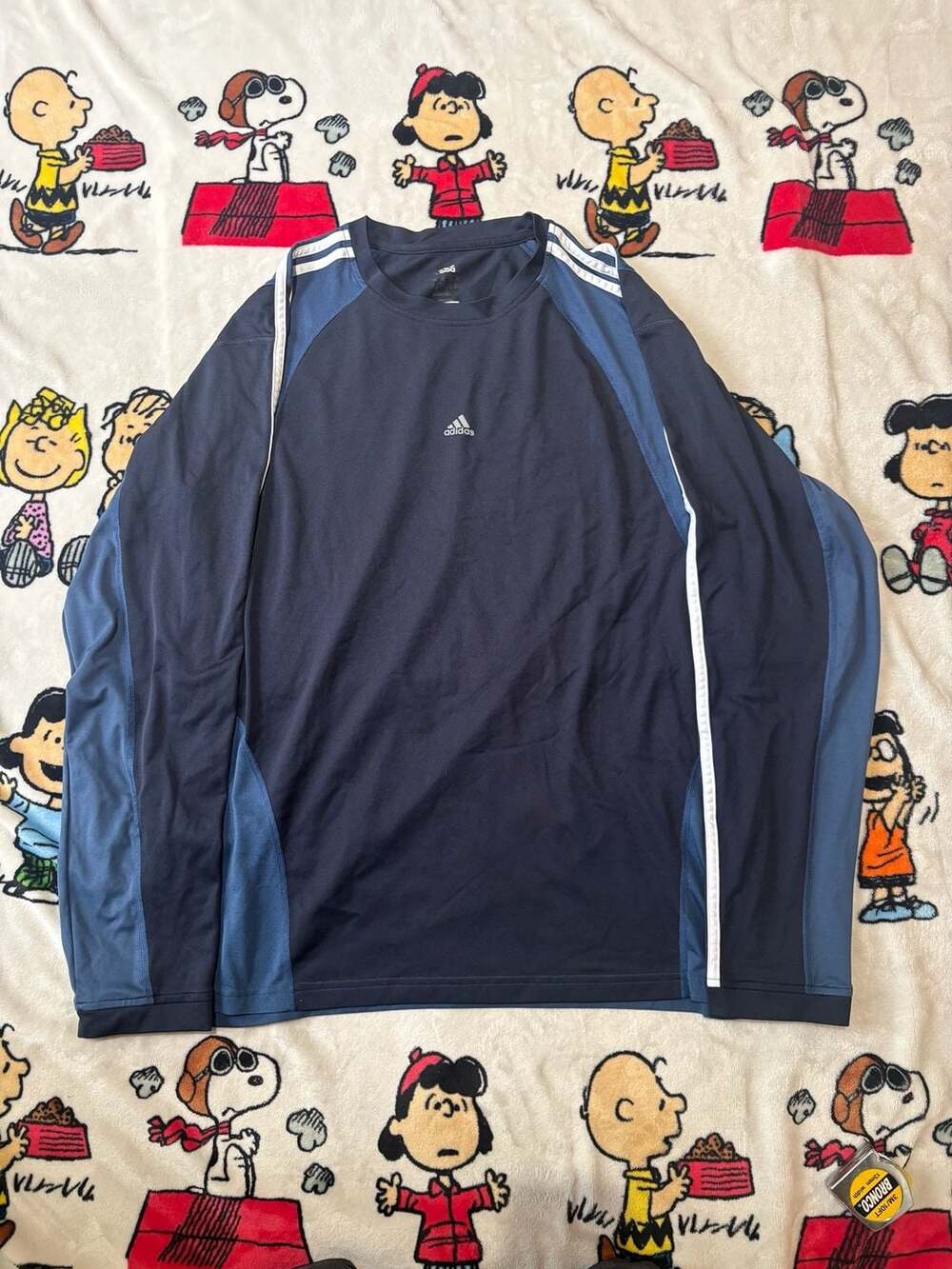 Adidas Y2K Clima365 Long Sleeve Shirt Size XXL Blue Athletic